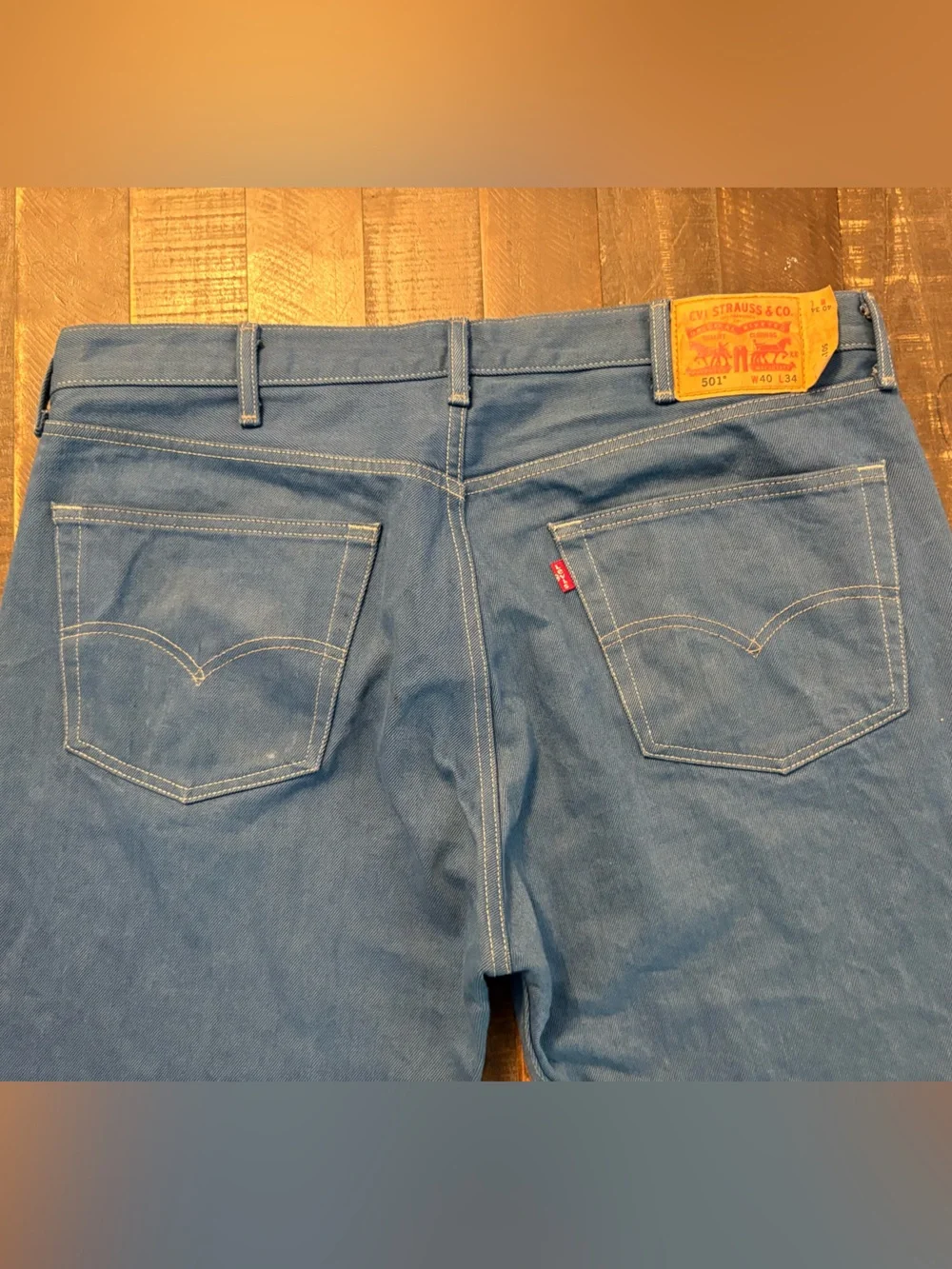 Levi’s 501 Original Fit Jeans Limited Edition W40 L34 Indigo Blue Button Fly Y2K